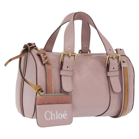 Chloe Vintage handbag Leather, PINK, LEATHER, Handbag