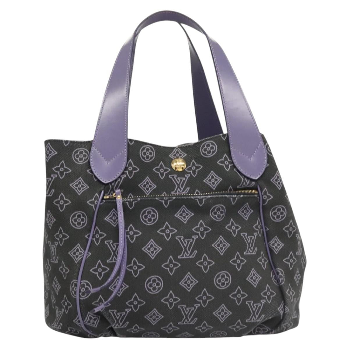 Louis Vuitton Cabas Ipanema Canvas, PURPLE, CANVAS, Tote bag