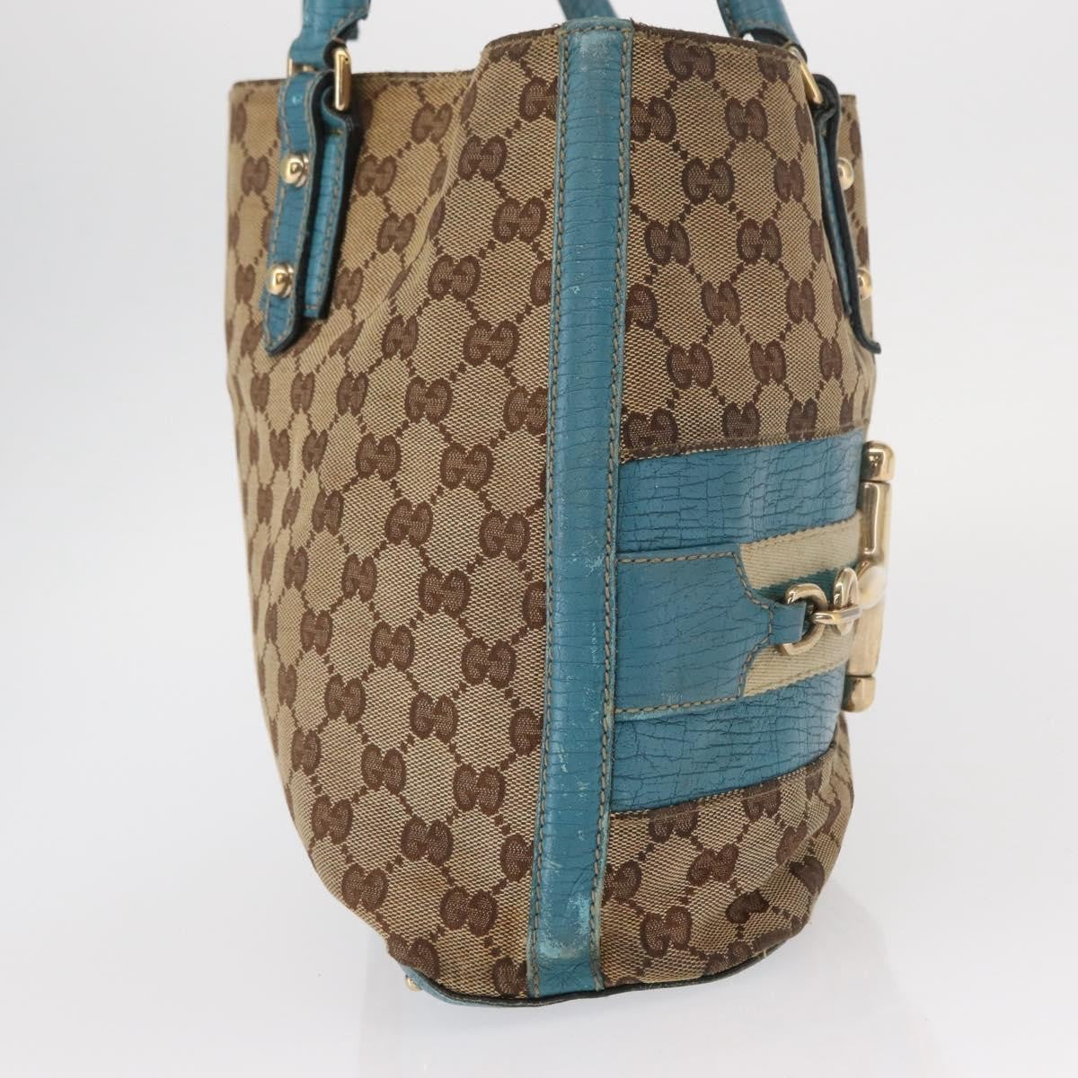 Gucci Hasler Tote GG Canvas, BEIGE, CANVAS, Tote bag