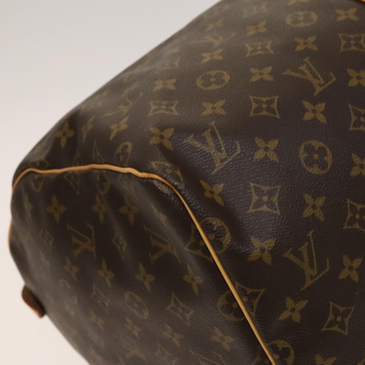 Louis Vuitton Keepall Bag Monogram Canvas, BROWN, CANVAS, Travel bag