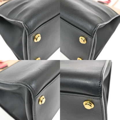 Louis Vuitton City Steamer Handbag Leather, BLACK, LEATHER, Handbag