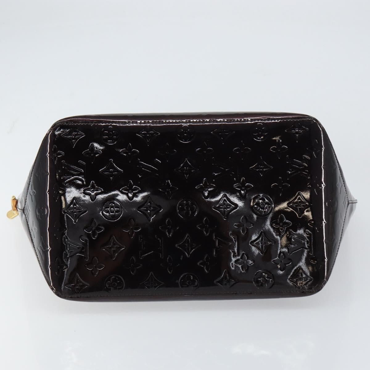 Louis Vuitton Bellevue Handbag Monogram Vernis, BROWN, PATENT_LEATHER, Tote bag