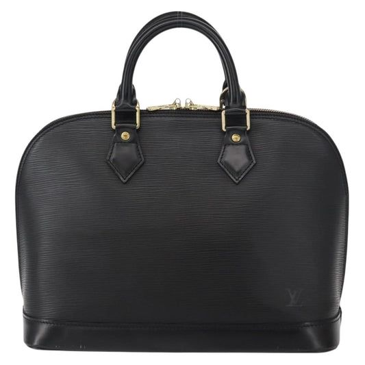 Louis Vuitton Alma Handbag Epi Leather, BLACK, LEATHER, Handbag