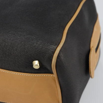 Gucci Vintage Boston Bag Leather, BLACK, LEATHER, Travel bag