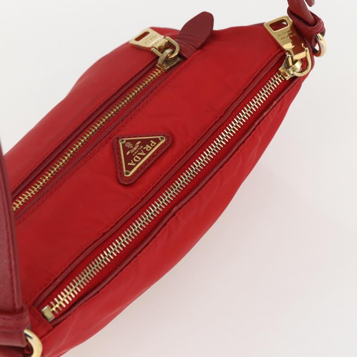 Prada Vintage Shoulder Bag Tessuto, RED, NYLON, Shoulder bag