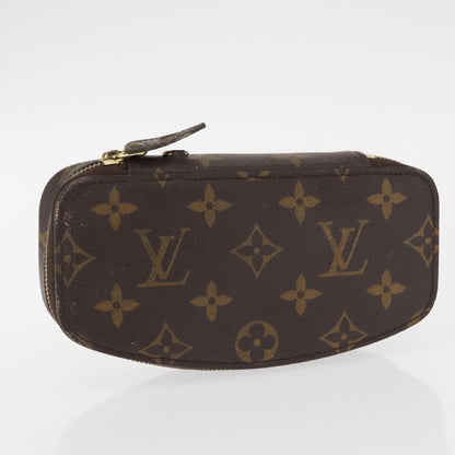 Louis Vuitton Monte-Carlo Jewelry Box Canvas, BROWN, CANVAS, Clutche & pouche
