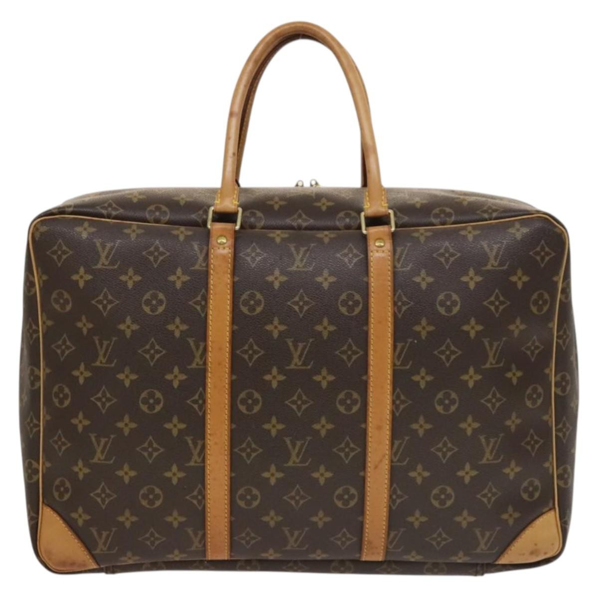 Louis Vuitton Sirius Handbag Monogram Canvas, BROWN, CANVAS, Handbag