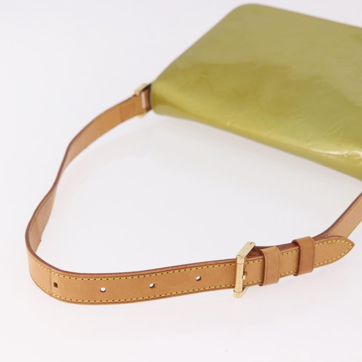 Louis Vuitton Thompson Street Handbag Monogram Vernis, Gray, Patent Leather, Shoulder Bag