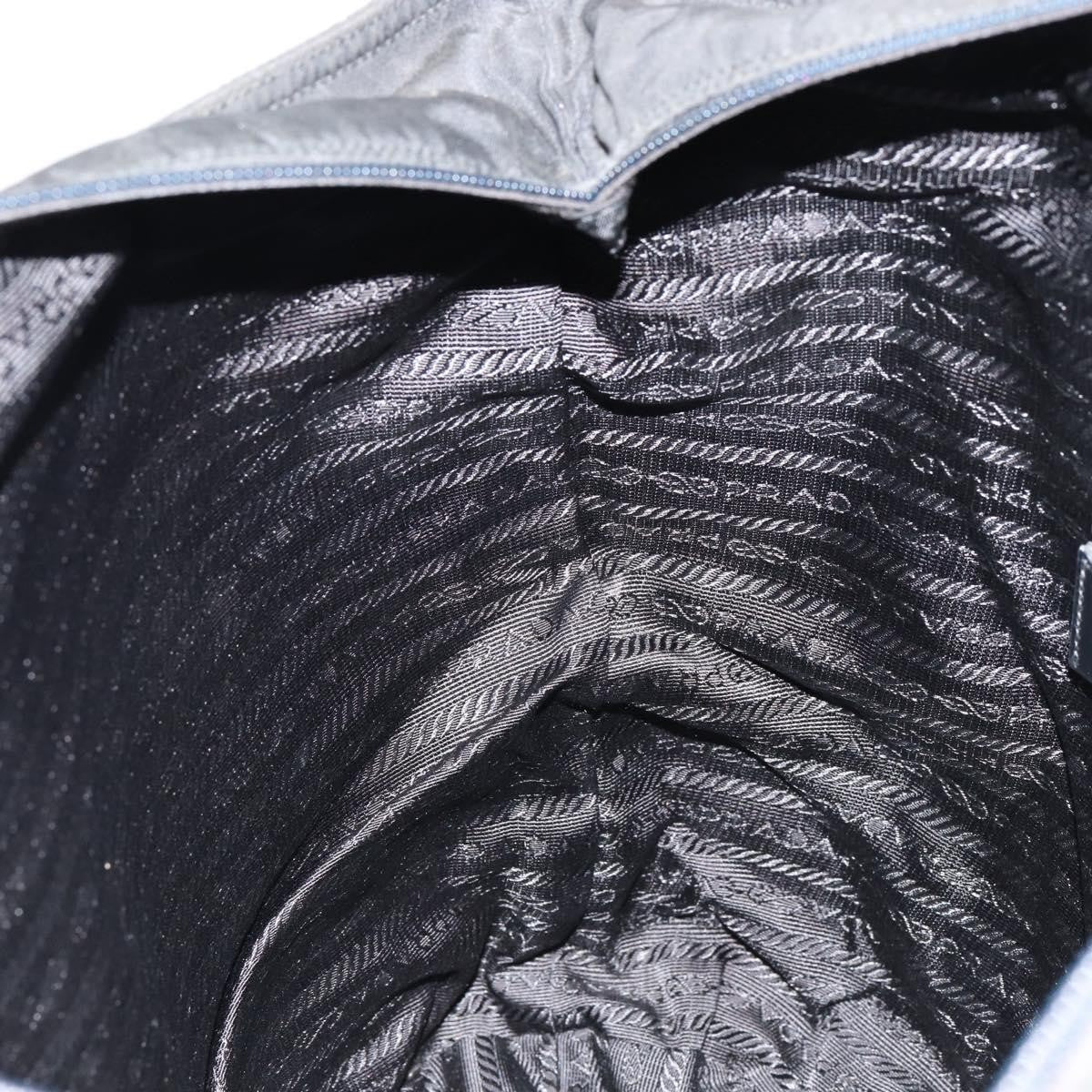 Prada Vintage Zip Tote Tessuto, BLACK, NYLON, Tote bag