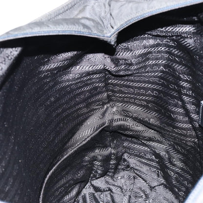 Prada Vintage Zip Tote Tessuto, BLACK, NYLON, Tote bag