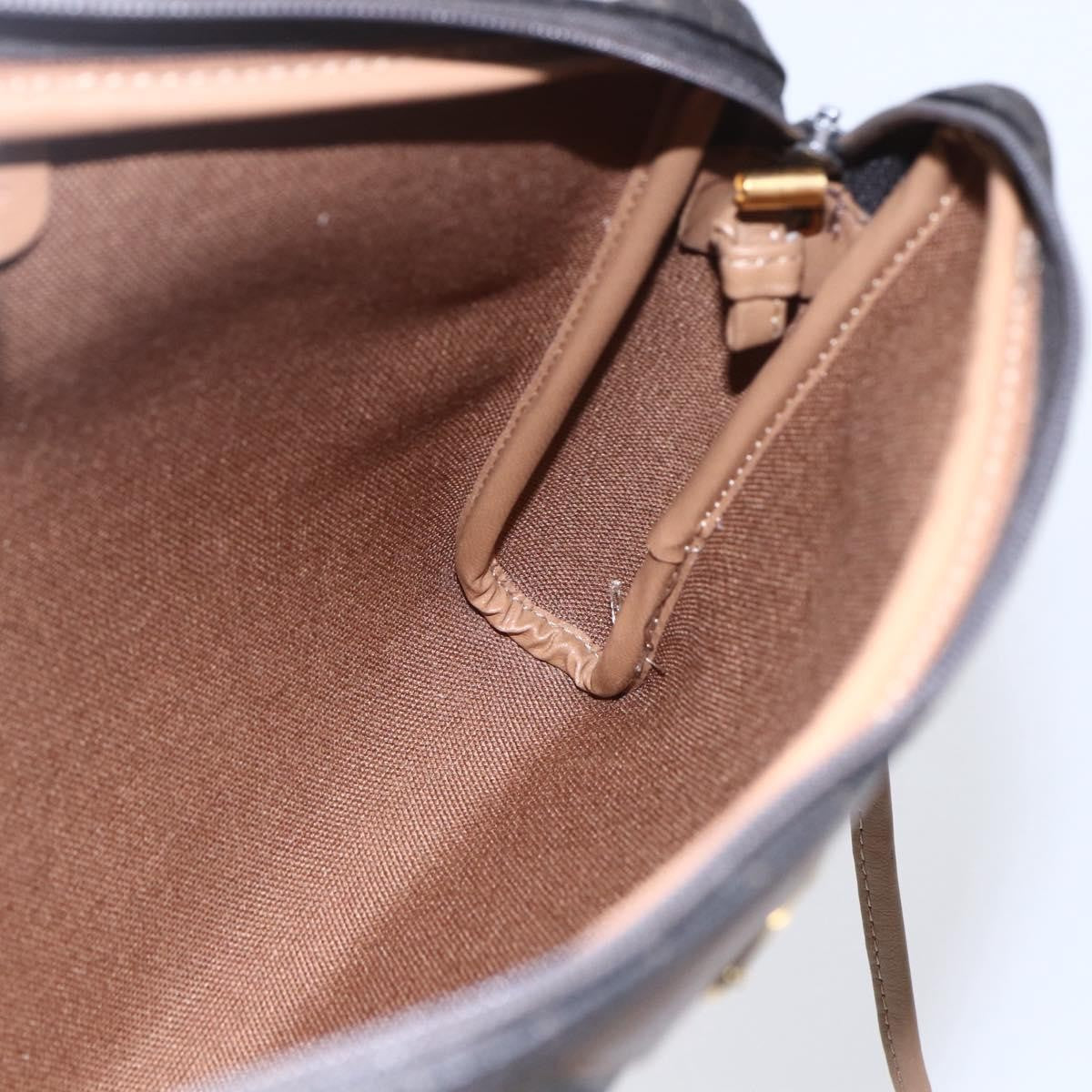 Christian Dior Vintage Honeycomb Shoulder Bag Canvas, BLACK, CANVAS, Shoulder bag