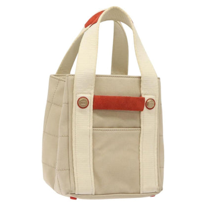 Chanel Chocolate Bar Coco Mark handbag Canvas, BEIGE, CANVAS, Handbag