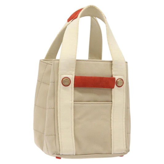 Chanel Chocolate Bar Coco Mark handbag Canvas, BEIGE, CANVAS, Handbag