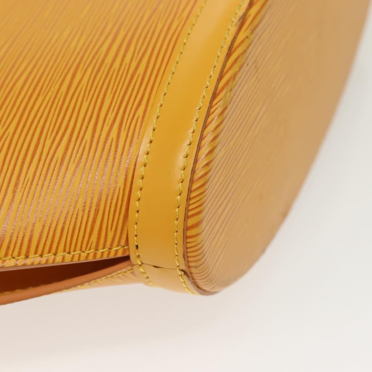 Louis Vuitton Saint Jacques Handbag Epi Leather, YELLOW, LEATHER, Handbag