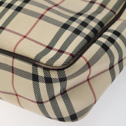 Burberry Nova check Shoulder bag Canvas, BEIGE, CANVAS, Shoulder bag