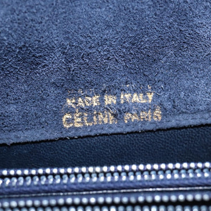 Celine Vintage Carriage Flap Clutch Leather, BLACK, PATENT_LEATHER, Shoulder bag