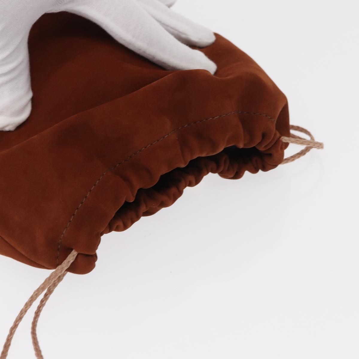 Gucci Pochette Suede, BROWN, SUEDE, Clutche & pouche