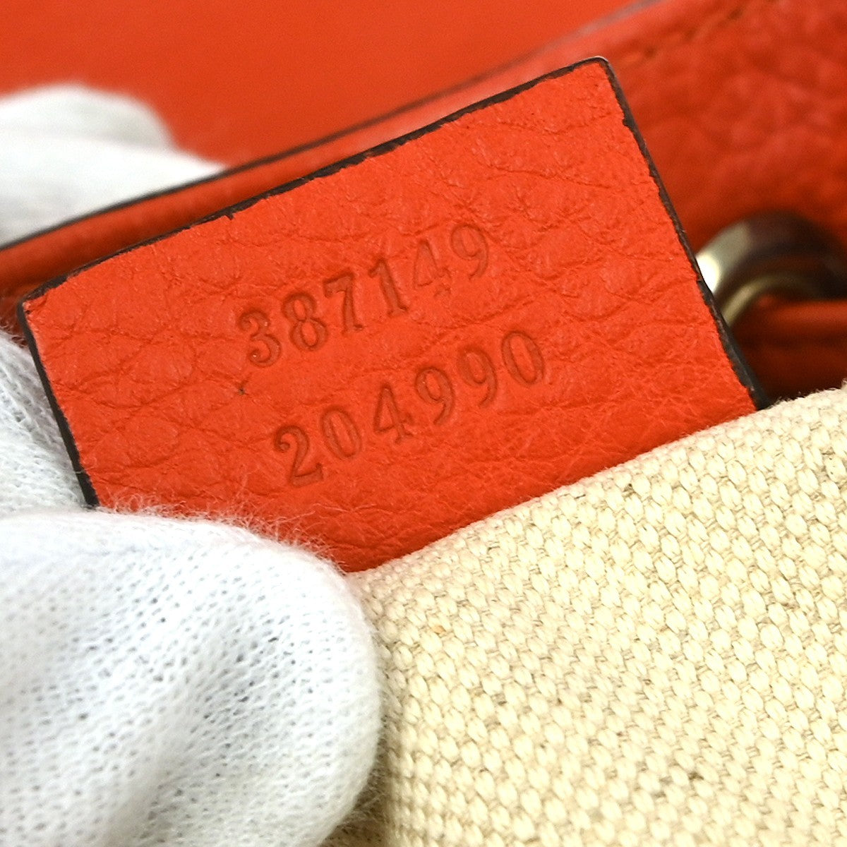 Gucci Bamboo Tassel Backpack Leather, ORANGE, LEATHER, Backpack