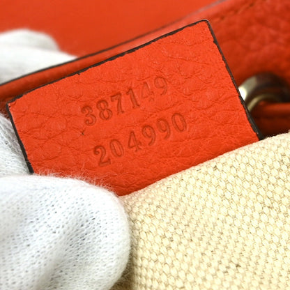 Gucci Bamboo Tassel Backpack Leather, ORANGE, LEATHER, Backpack