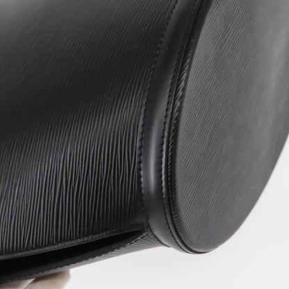 Louis Vuitton Saint Jacques Handbag Epi Leather, BLACK, LEATHER, Shoulder bag