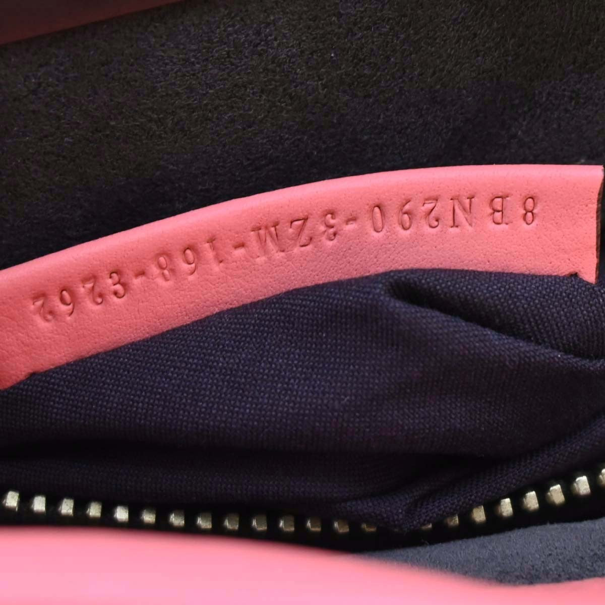 Fendi Peekaboo Essential Bag Leather, PINK, LEATHER, Handbag