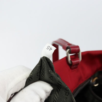Prada Vintage Tote Tessuto, RED, NYLON, Tote bag