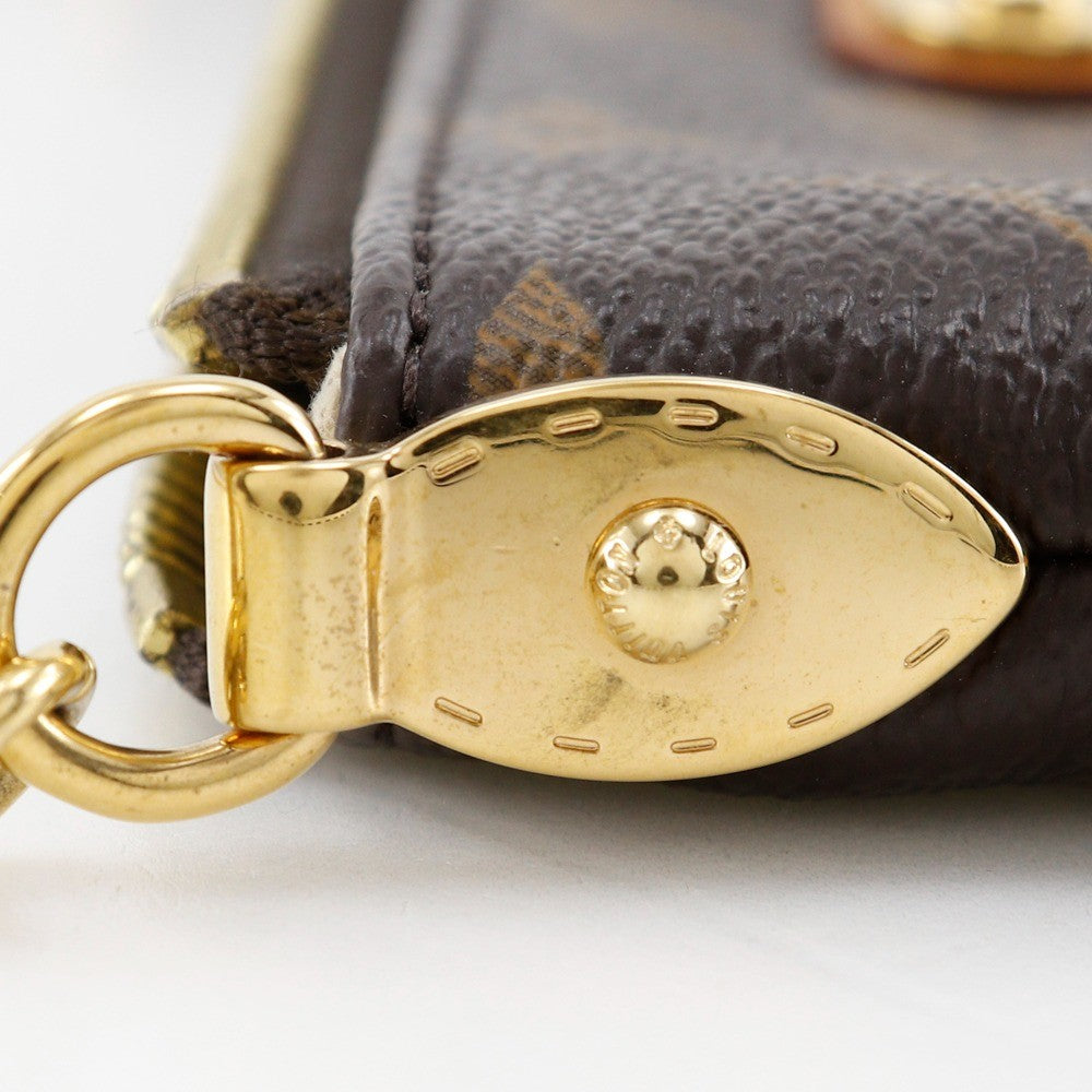 Louis Vuitton Milla Pochette Monogram Canvas, BROWN, CANVAS, Clutche & pouche