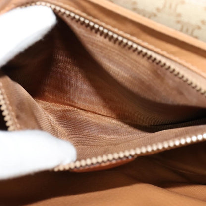 Celine Macadam Shoulder Bag PVC Leather, BEIGE, CANVAS, Shoulder bag