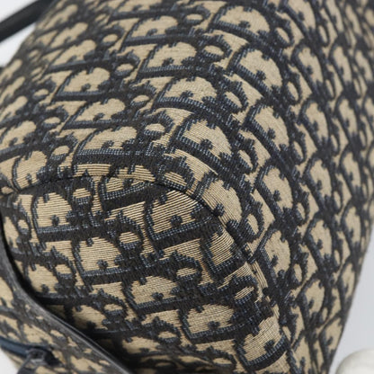 Christian Dior Vintage Trotter Boston Bag Diorissimo Canvas, NAVY, CANVAS, Handbag