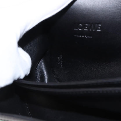 Loewe Barcelona Shoulder Bag Suede with Leather, GREEN, SUEDE, Shoulder bag