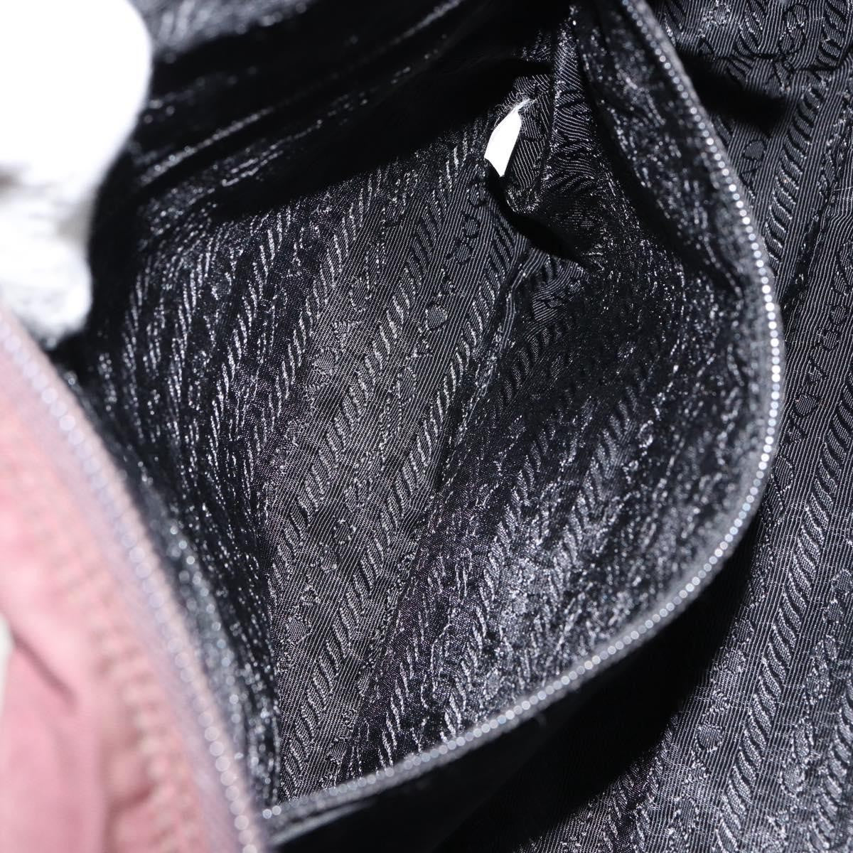 Prada Front Pocket Crossbody Bag Tessuto, BURGUNDY, NYLON, Shoulder bag