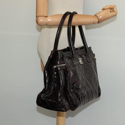 Chanel Executive tote Patent leather, BROWN, PATENT_LEATHER, Tote bag