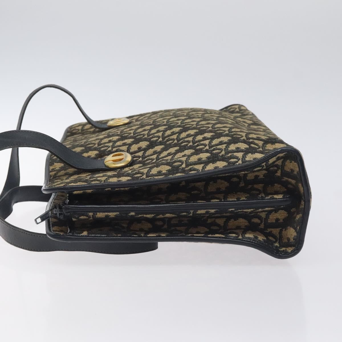 Christian Dior Trotter shoulder bag Canvas, NAVY, CANVAS, Shoulder bag