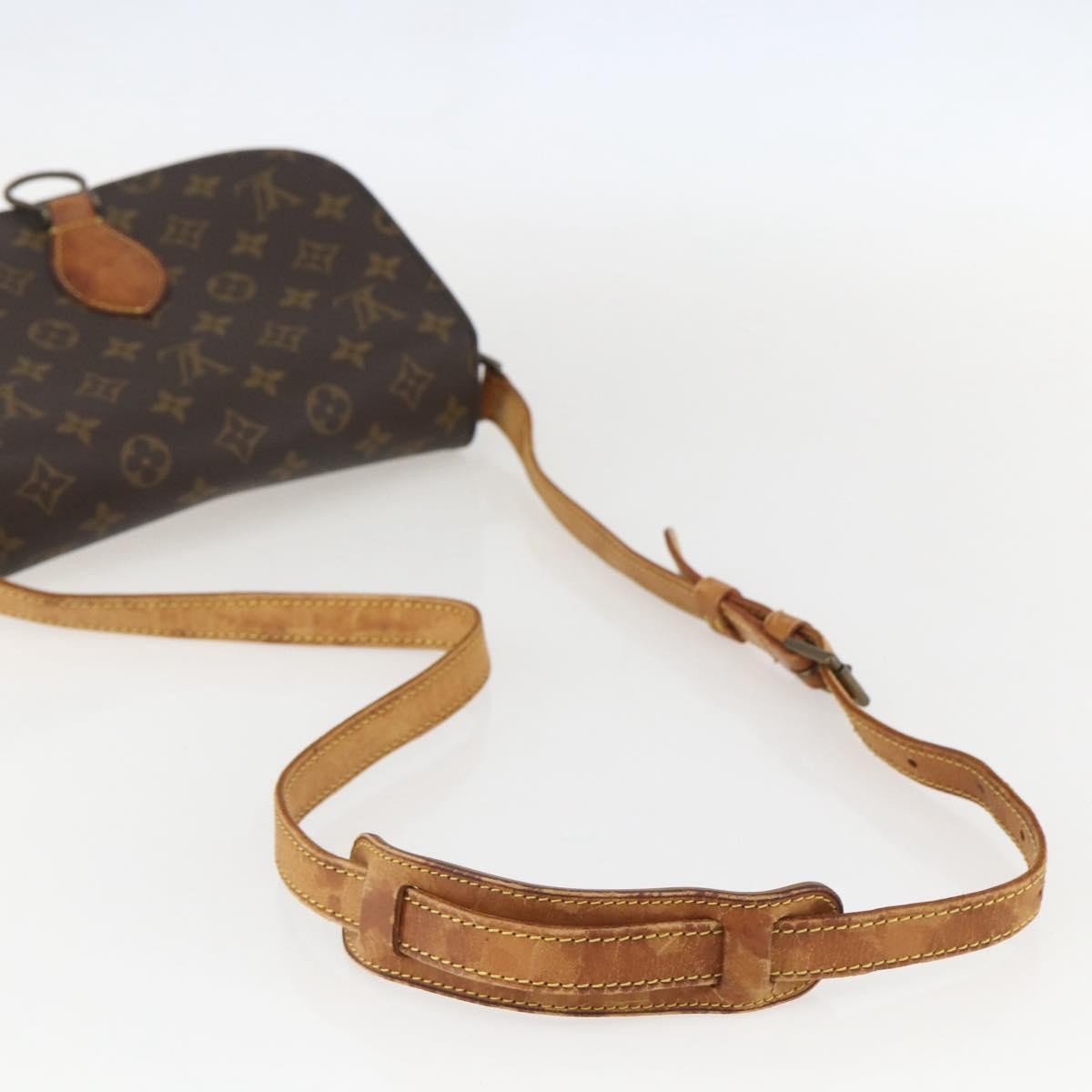 Louis Vuitton Saint Cloud Handbag Monogram Canvas, BROWN, CANVAS, Shoulder bag