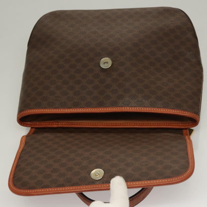 Celine Triomphe vintage handbag Macadam canvas, BROWN, CANVAS, Handbag