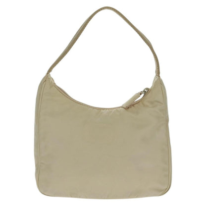 Prada Hobo Tessuto, BEIGE, NYLON, Handbag
