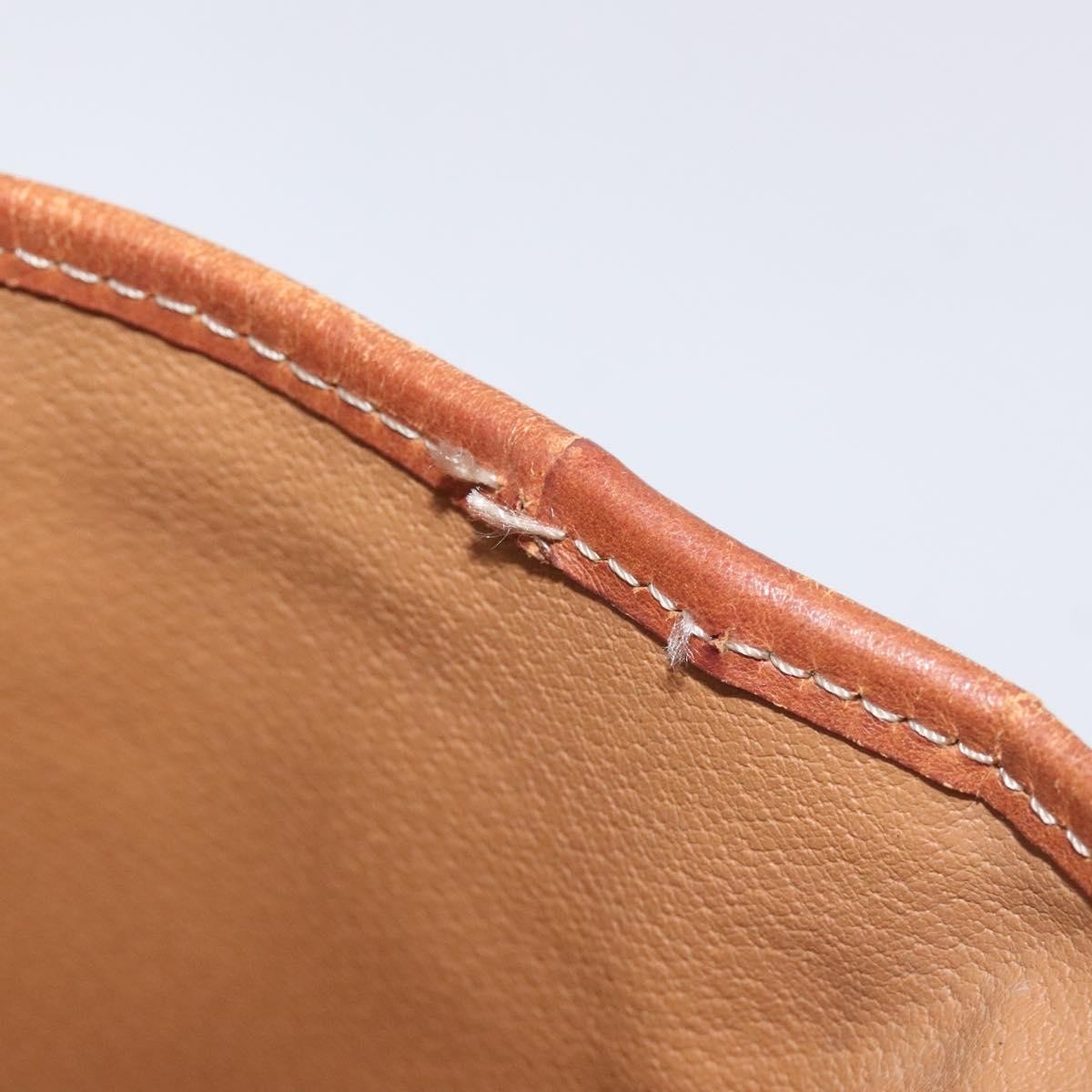 Celine Vintage Macadam Handbag Canvas, BROWN, CANVAS, Handbag