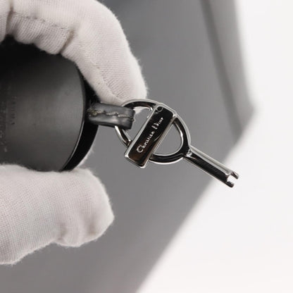 Christian Dior Vintage Handbag Leather, GRAY, LEATHER, Handbag