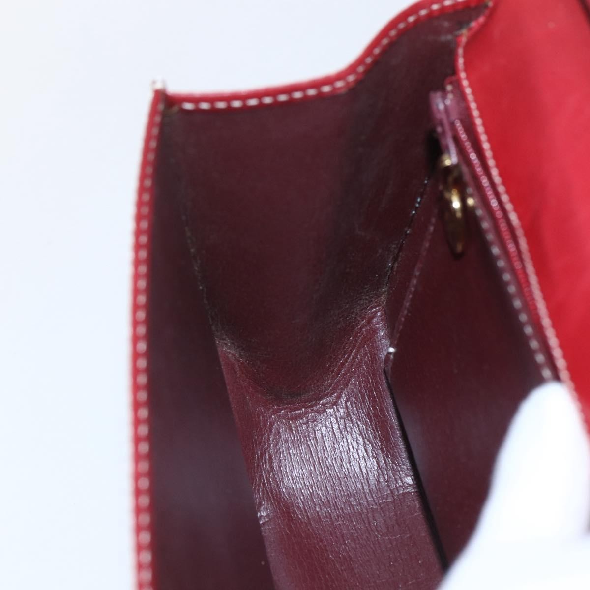 Christian Dior Vintage Handbag Leather, RED, LEATHER, Handbag