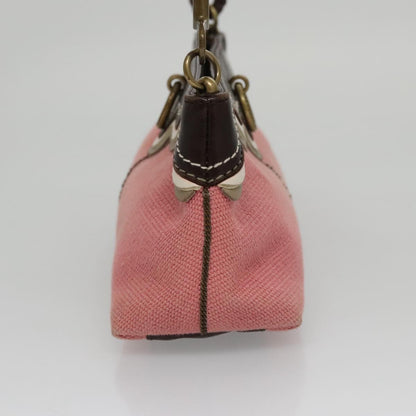 Bottega Veneta Vintage Shoulder Bag Canvas, PINK, CANVAS, Shoulder bag