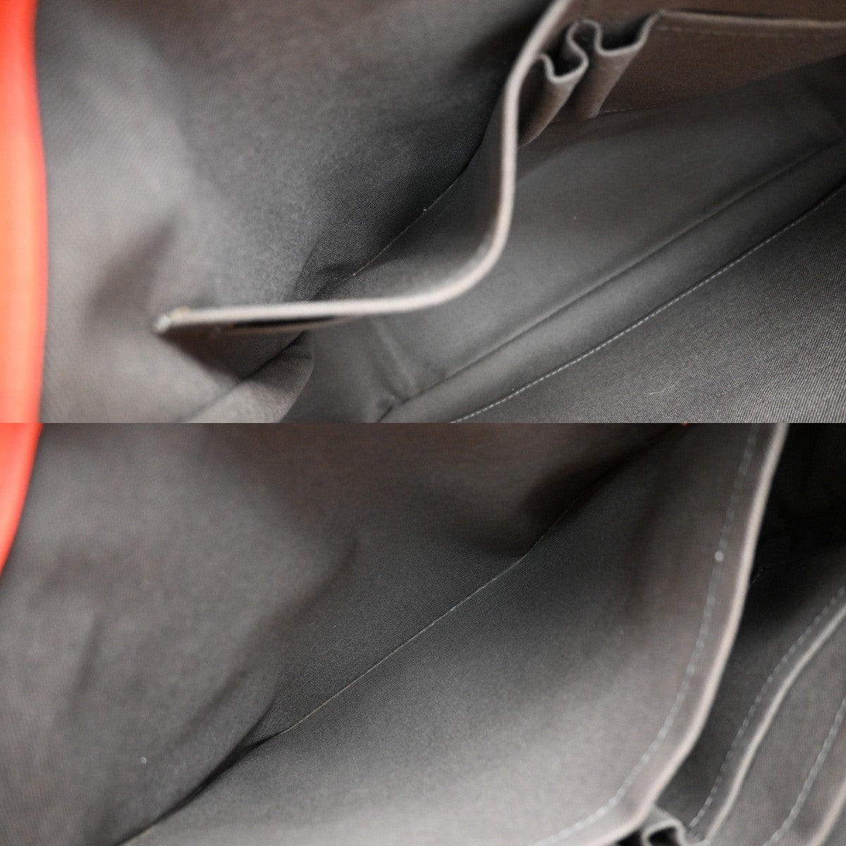 Louis Vuitton Tadao Handbag Damier Infini Leather, RED, LEATHER, Handbag