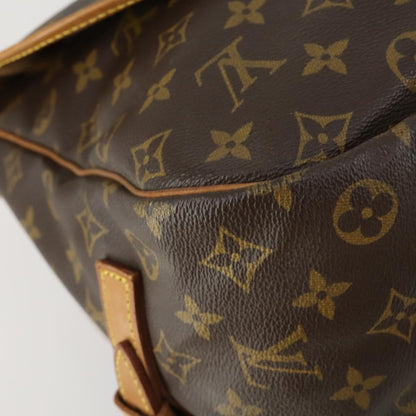 Louis Vuitton Saumur Handbag Monogram Canvas, BROWN, CANVAS, Shoulder bag