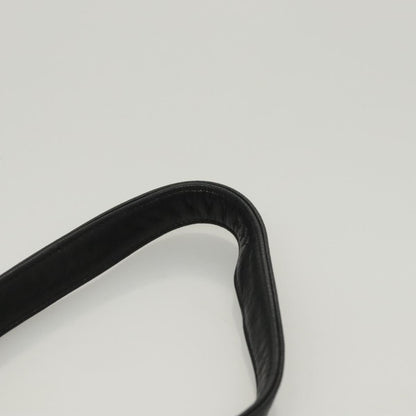 Chanel Vintage Button Waist Bag Quilted Lambskin, BEIGE, LEATHER, Clutche & pouche