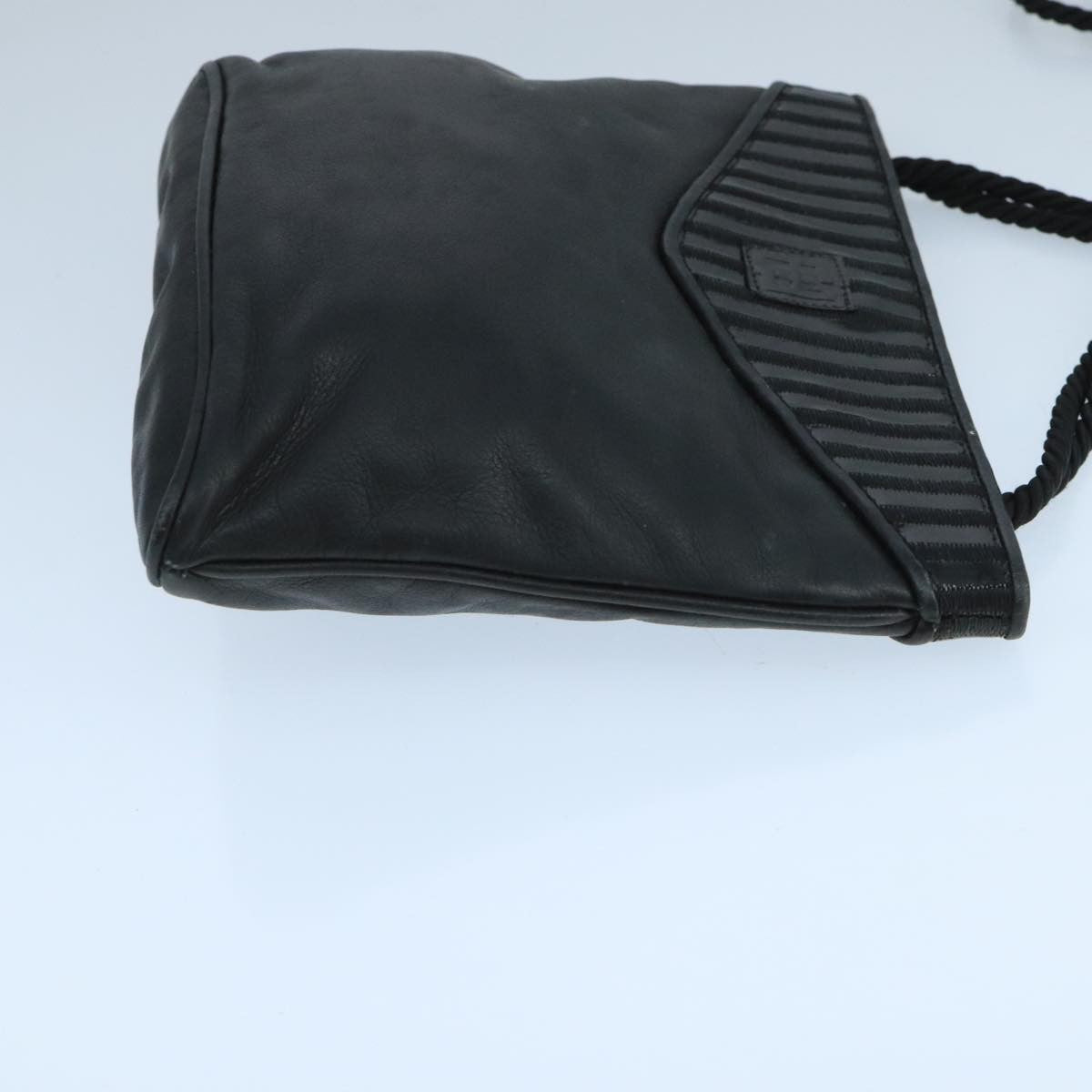 Fendi Vintage shoulderbag Leather, Black, Leather, Shoulder Bag