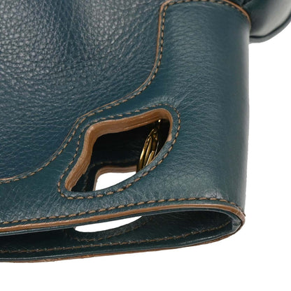 cartier Marcello Handbag Leather, GREEN, LEATHER, Handbag