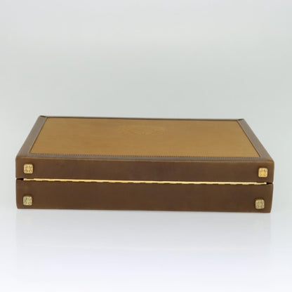 Loewe Anagram Business Leather, BEIGE, LEATHER, Briefcase