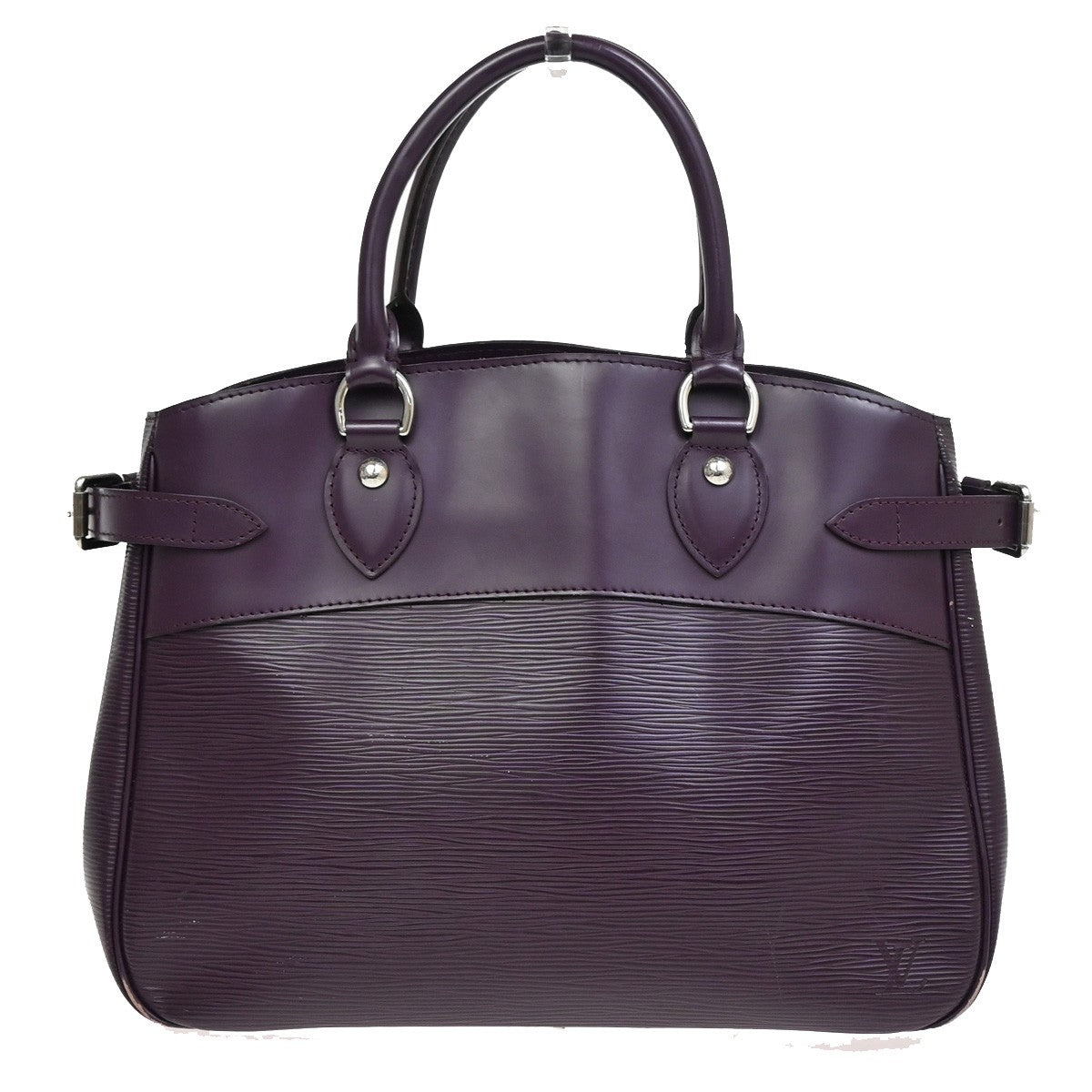 Louis Vuitton Passy Tote Epi Leather, PURPLE, LEATHER, Tote bag