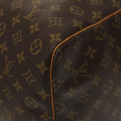 Louis Vuitton Keepall Bag Monogram Canvas, BROWN, CANVAS, Travel bag