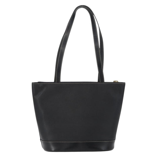 Burberry Vintage tote bag Leather, BLACK, LEATHER, Tote bag
