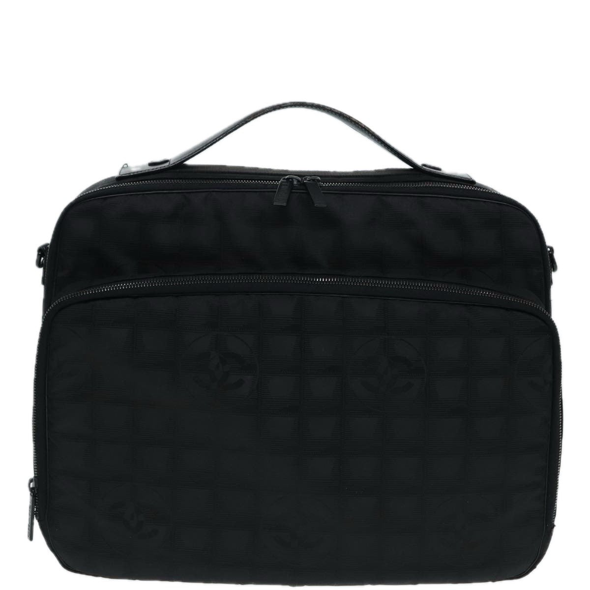 Chanel Travel Line bag Nylon, BLACK, NYLON, Travel bag